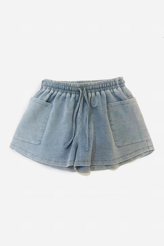 Shades of Blue Shorts - Light Indigo