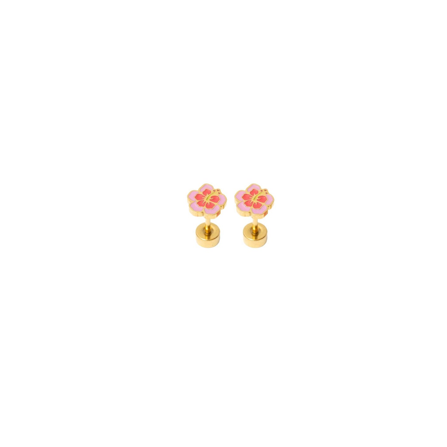 Hibiscus Stud Earrings