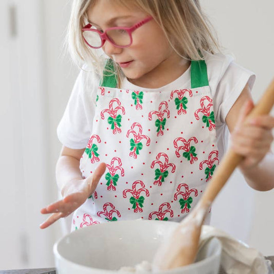 Kids Apron, Candy Canes