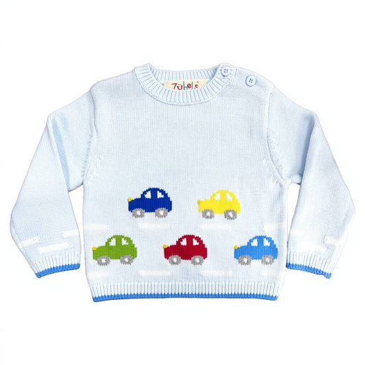 Car Hand Knit Sweater