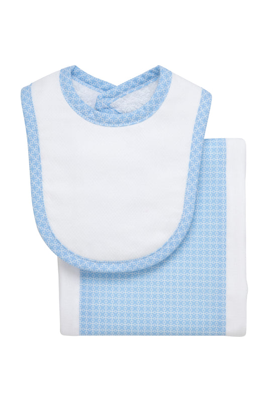 Airplane Drooler Bib & Burp Set