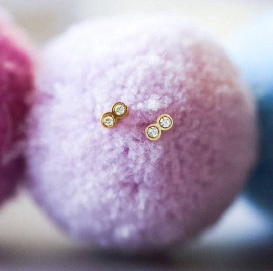 Double Diamonds Earrings