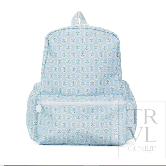 Petite Fleur Blue Backpacker