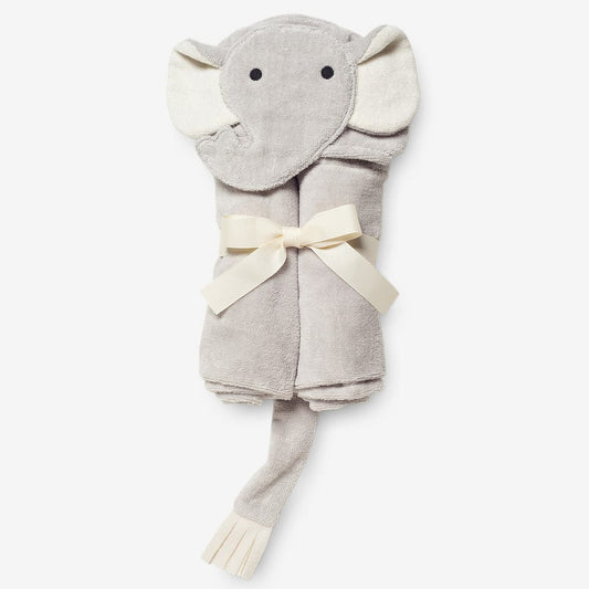 Bath Wrap - Gray Elephant