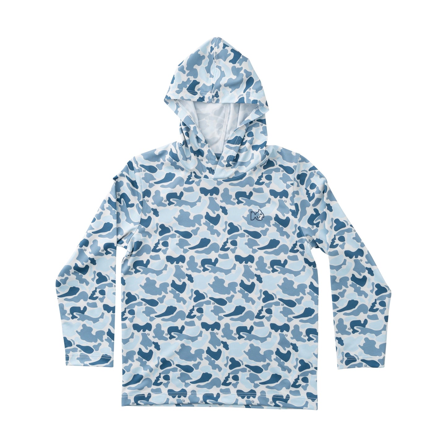 PRO Performance Hoodie, Blue Break Point Camo
