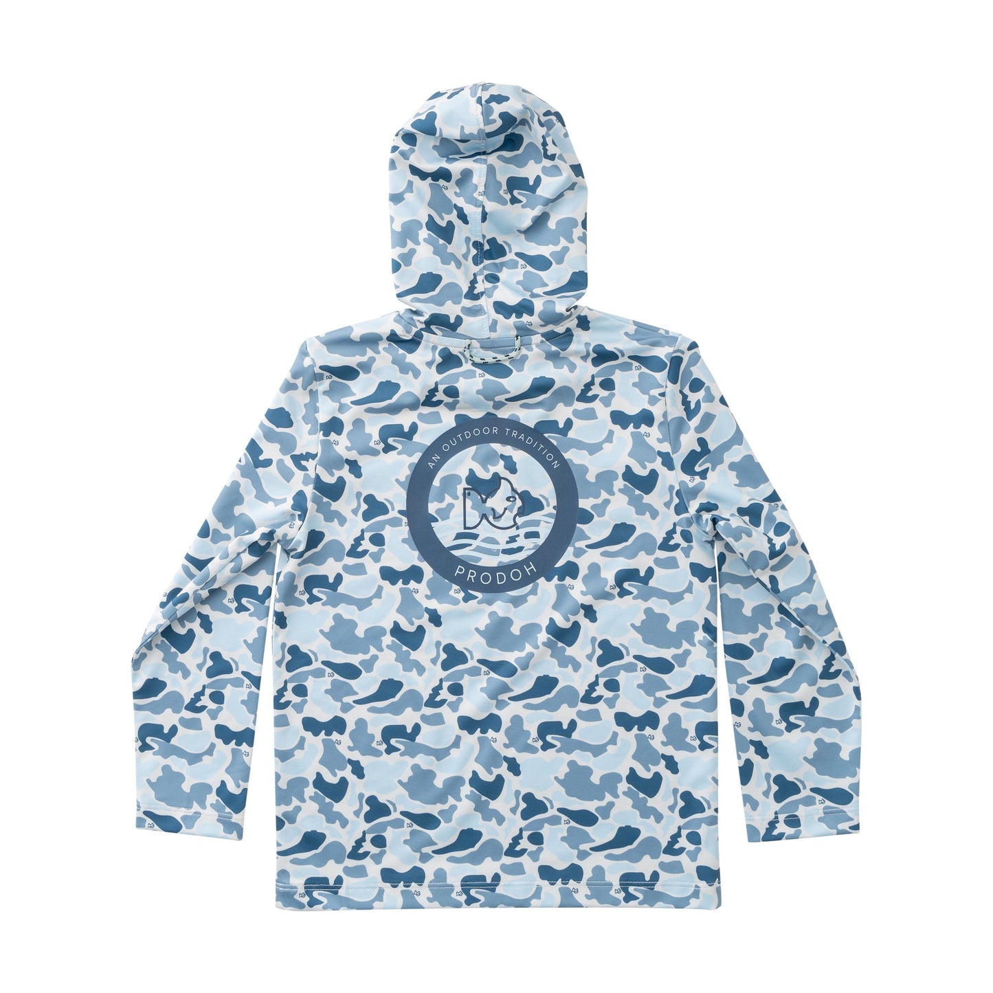PRO Performance Hoodie, Blue Break Point Camo