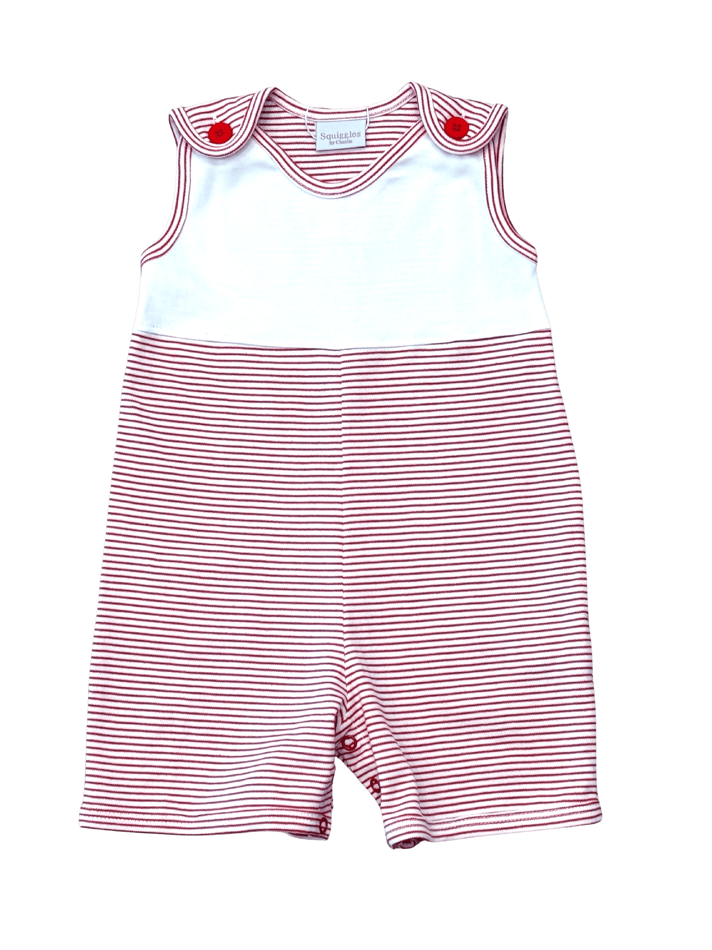 Red and White Stripe Sunsuit