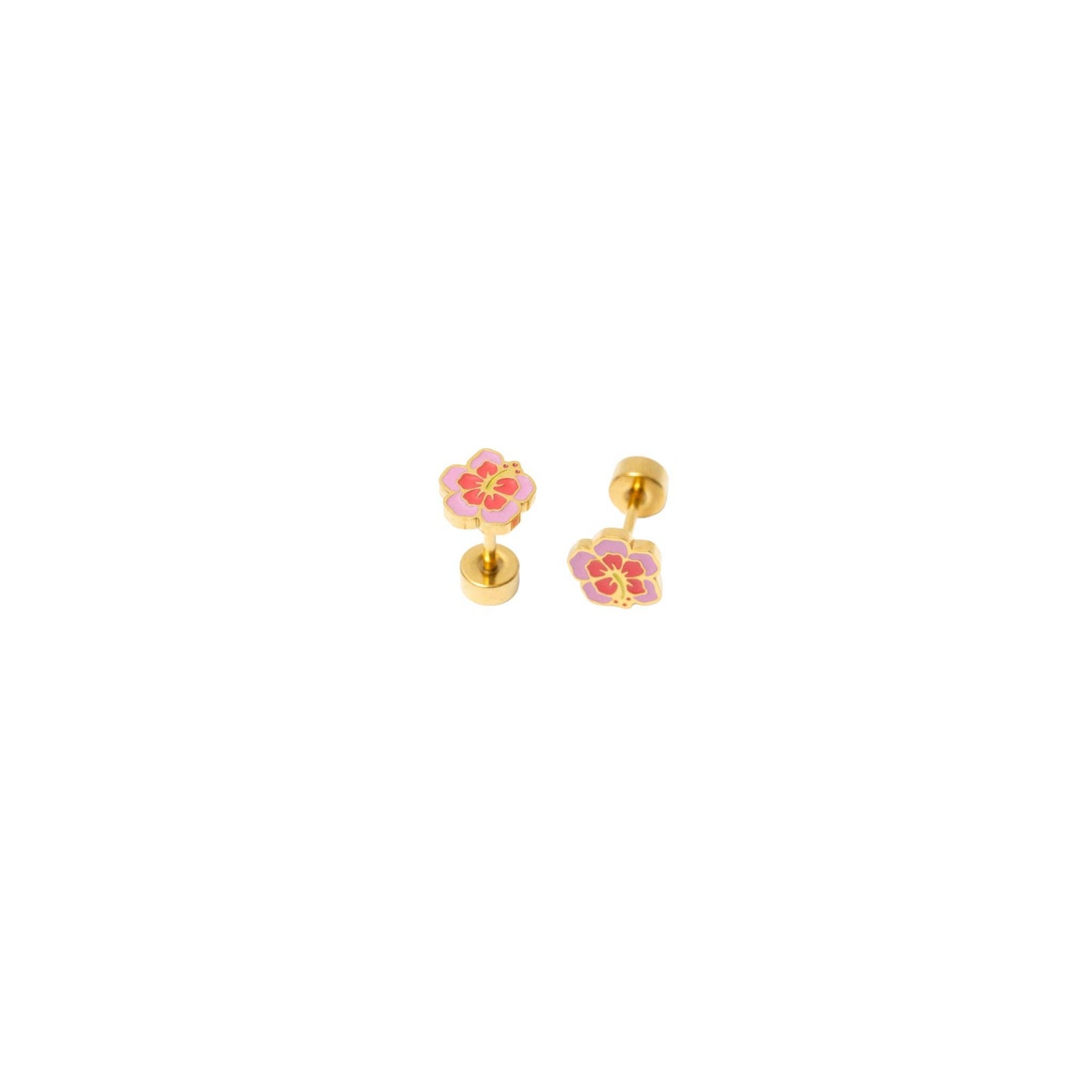Hibiscus Stud Earrings