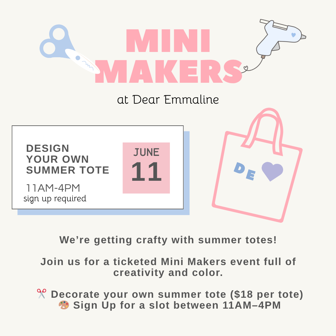 Dear Emmaline Mini Makers - Design Your Own Summer Tote