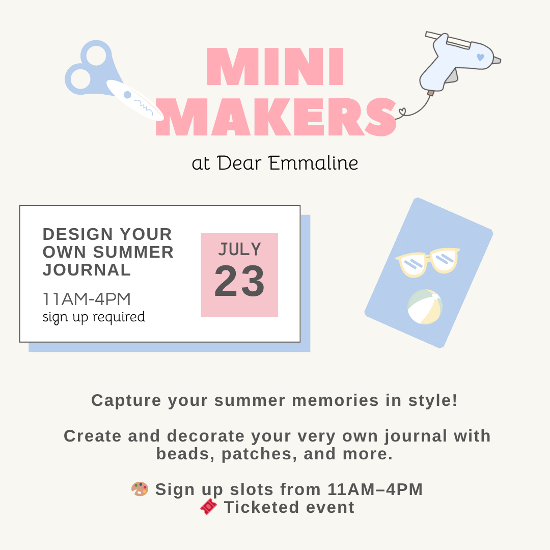 Dear Emmaline Mini Makers - Design your Own Summer Journal