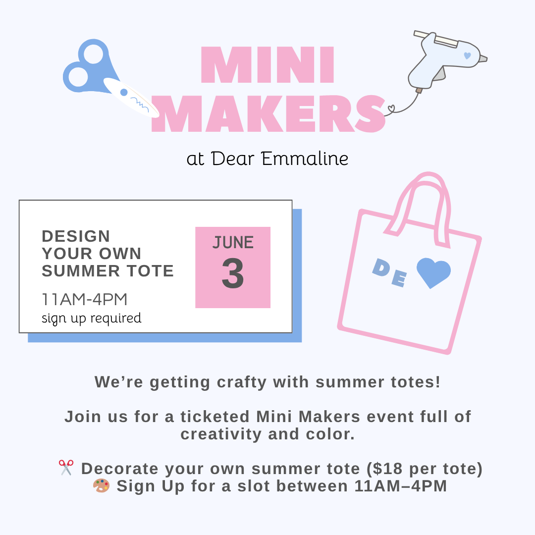 Dear Emmaline Mini Makers - Design Your Own Summer Tote