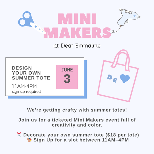 Dear Emmaline Mini Makers - Design Your Own Summer Tote