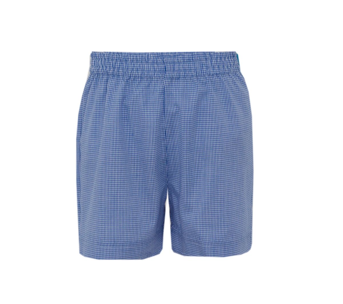 Royal Blue Gingham Shorts