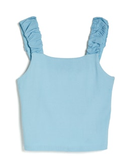 Knit Tank Top, Blue