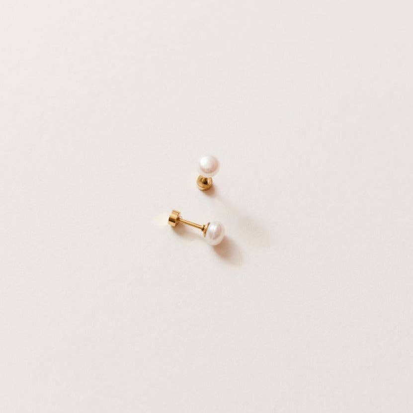Pearl Stud Earrings