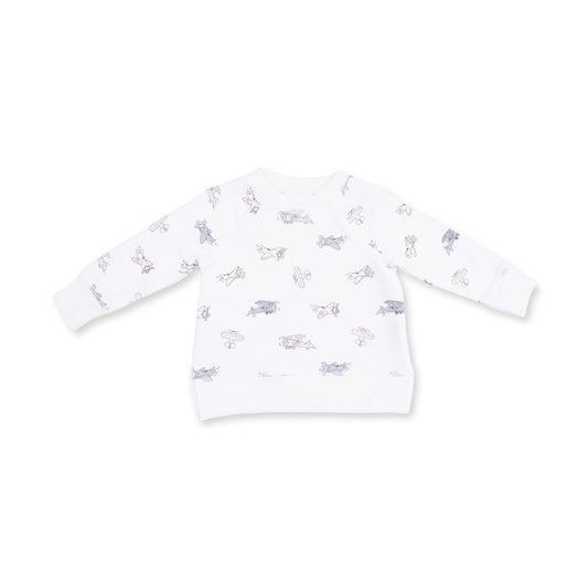 Vintage Airplane Pilots, Raglan Sweatshirt