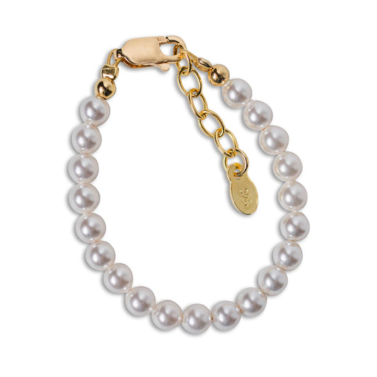 14K Gold-Plated Pearl Bracelet