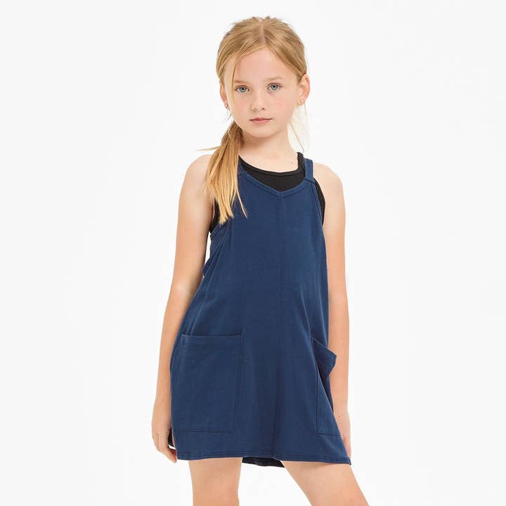 Relaxed Tank Dress with Built-In Romper Lining - Assorted Colors