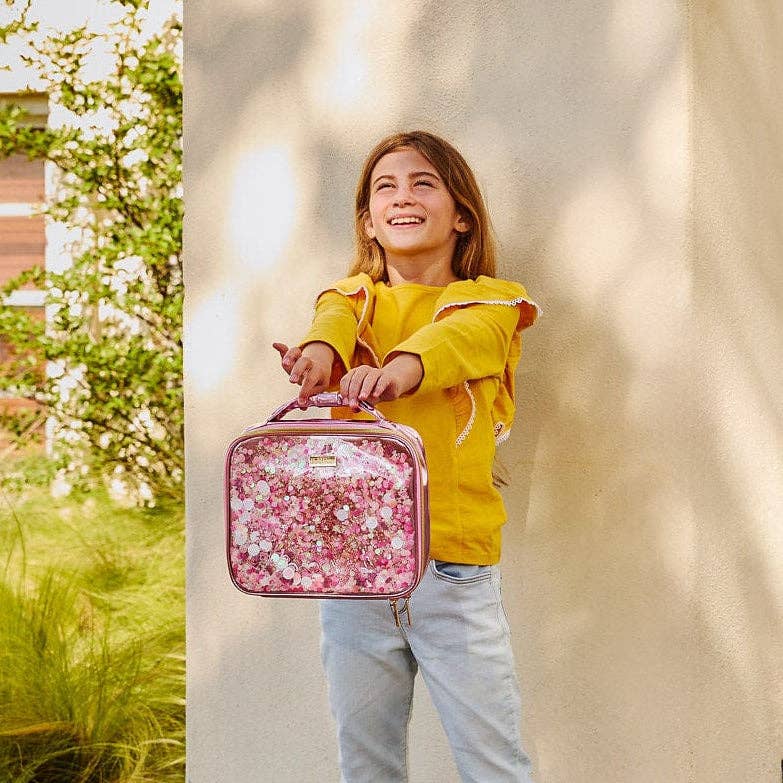 Pink Bows & Confetti Lunchbox