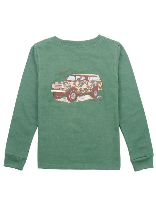 Camo Truck Long Sleeve Tee