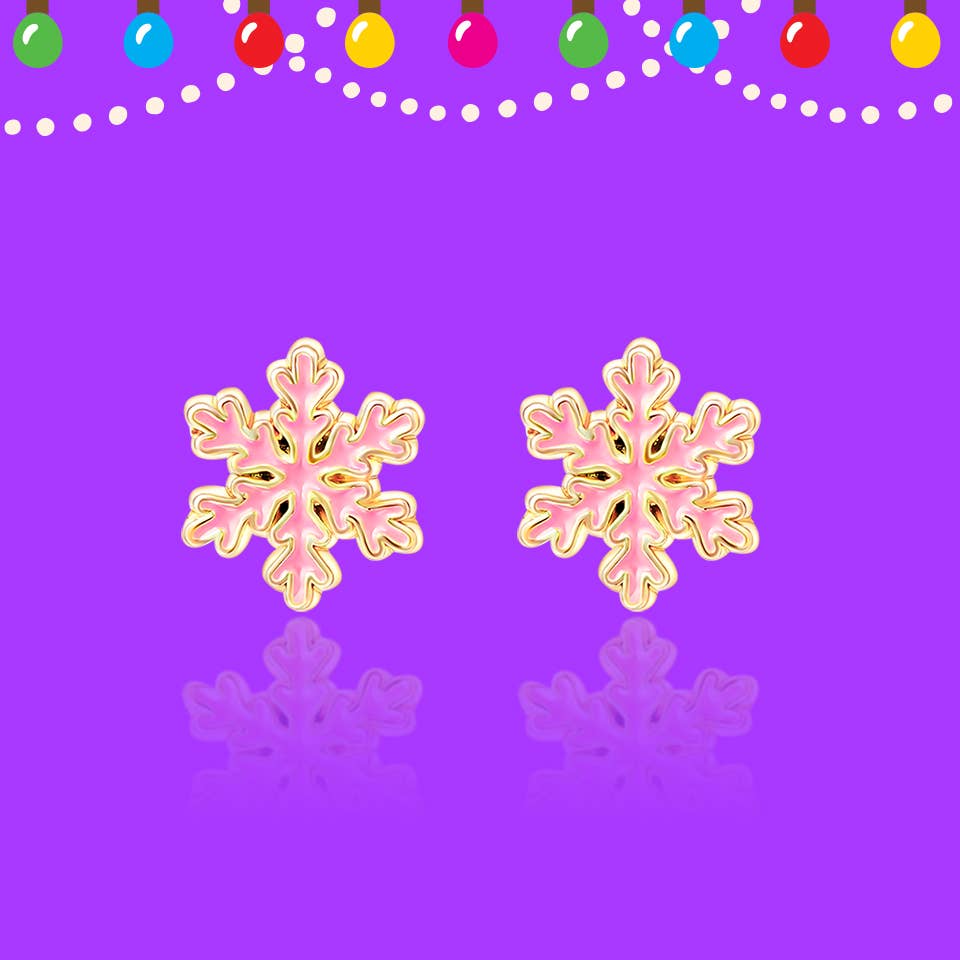 Snowflake Magic Stud Earrings