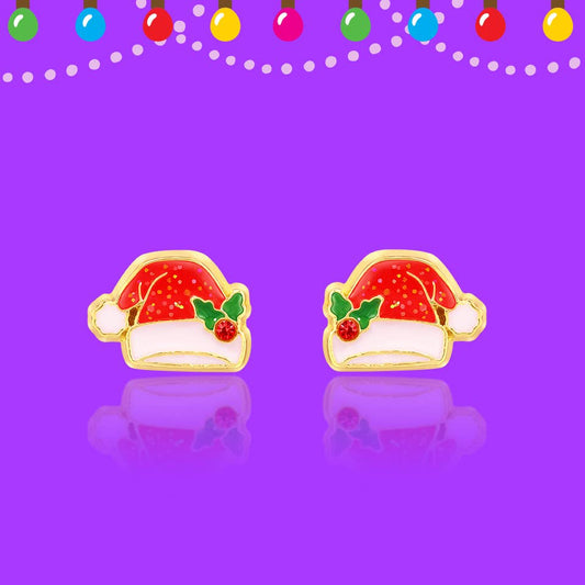 Merry Santa Hat | Cutie Stud Earrings | Christmas 2026