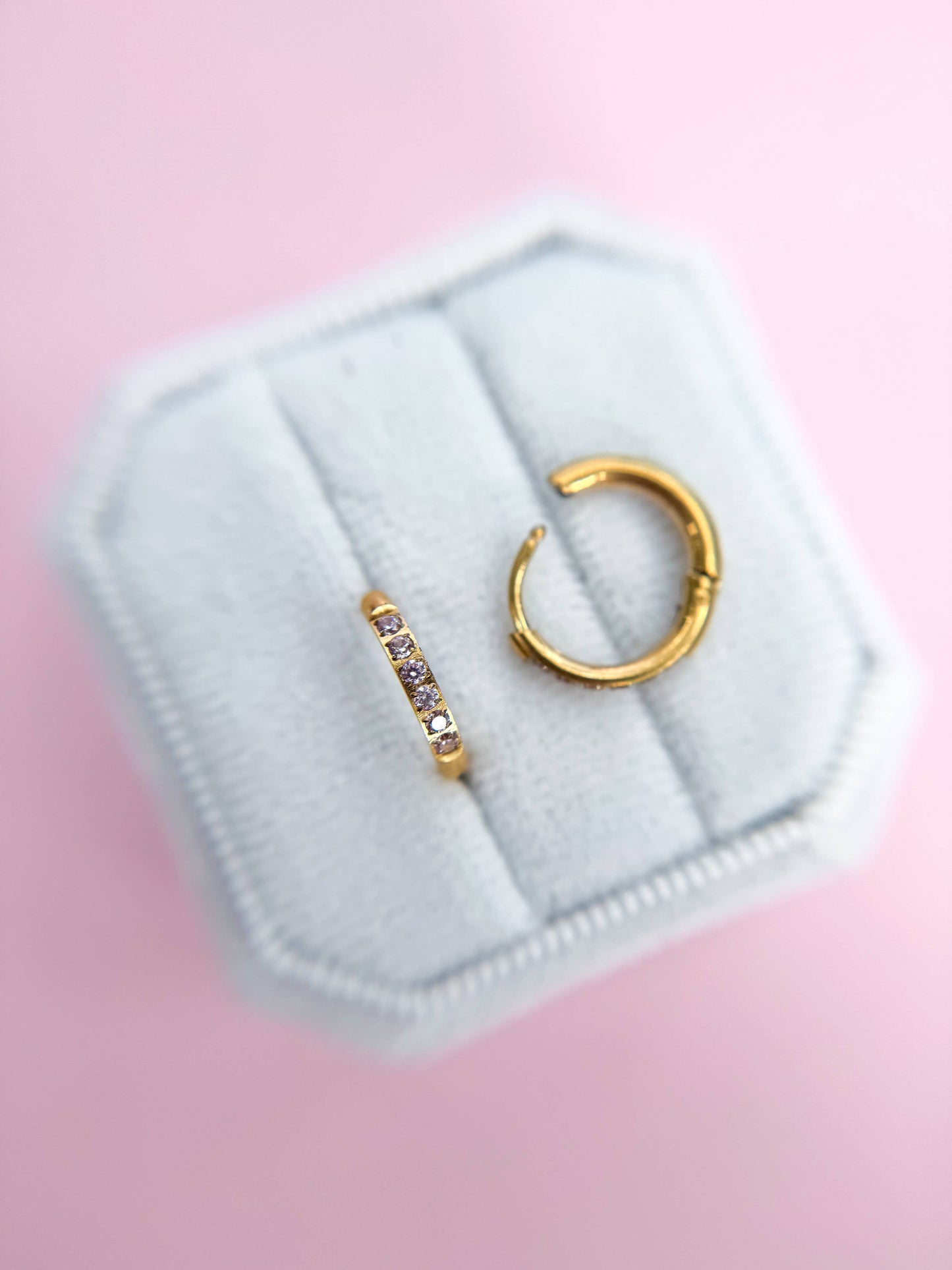 CZ Huggie Hoops