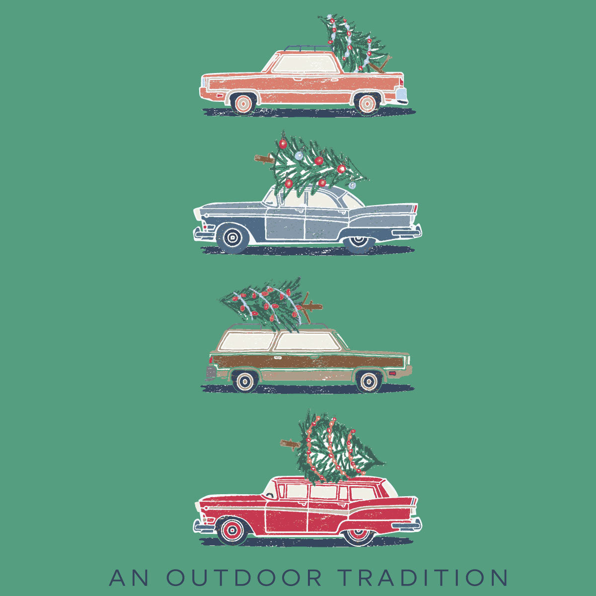 Long Sleeve Cotton T-Shirt, Green Spruce