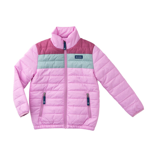 Puffer Jacket, Orchid Colorblock
