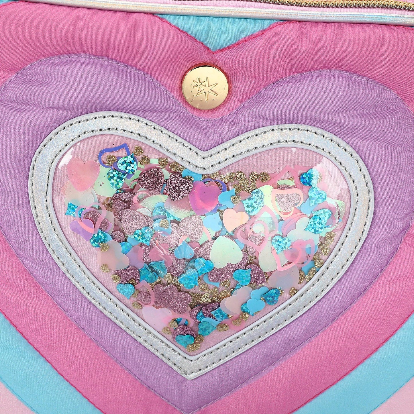 "Taylor" Quilted Hearts Confetti Lunchbox