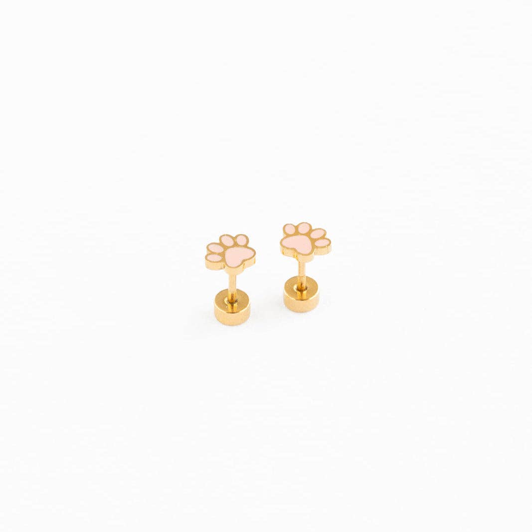 Paw Print Earrings