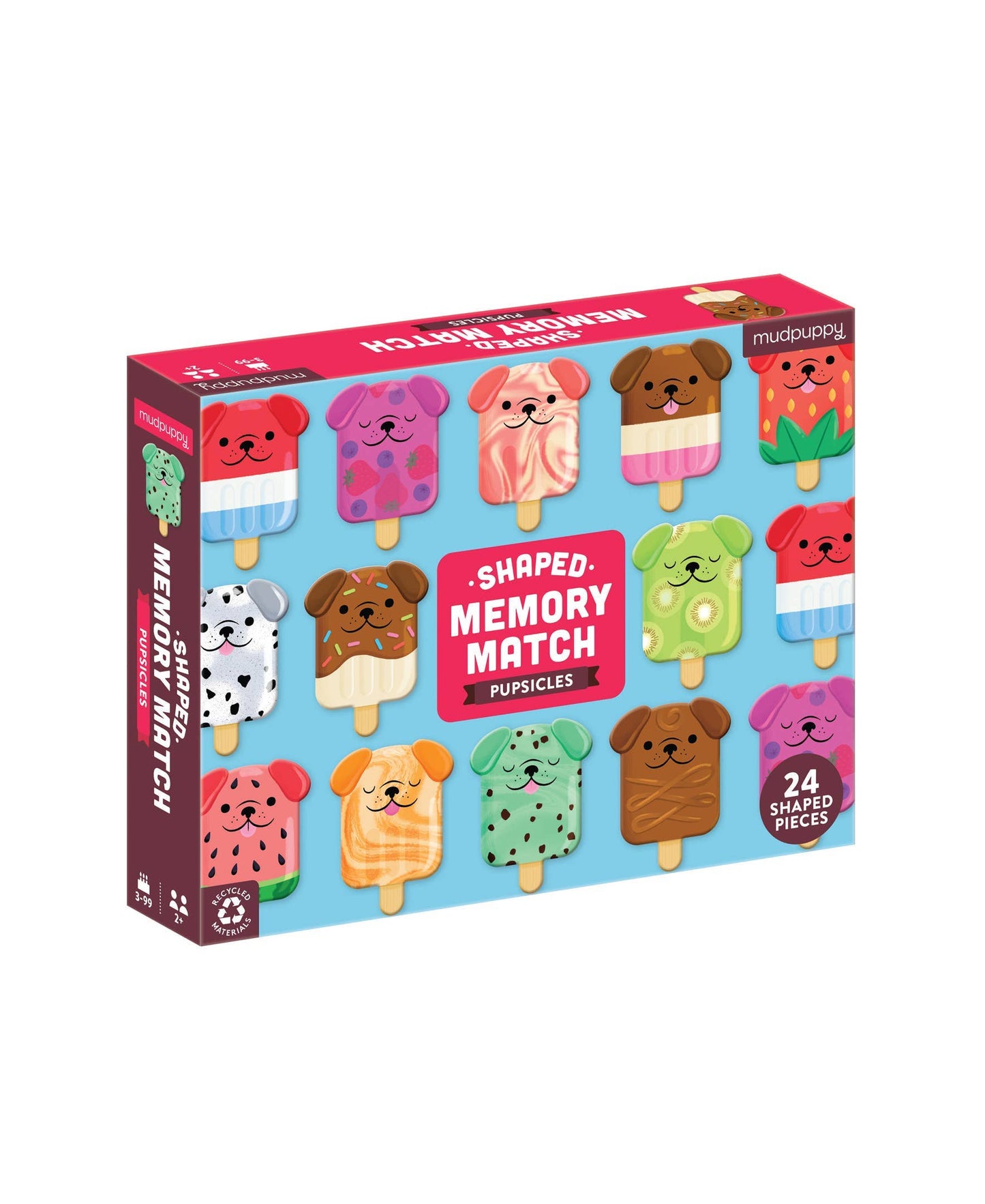 Pupsicles Shaped Memory Match