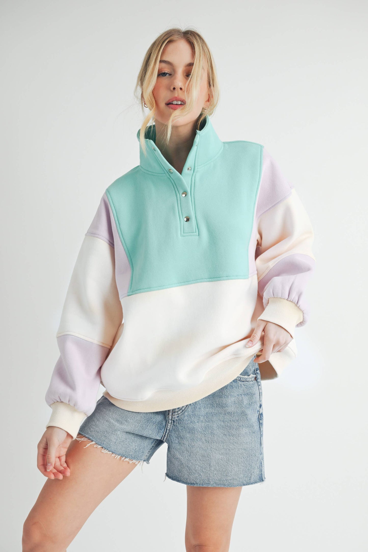 Colorblock Pullover, VH