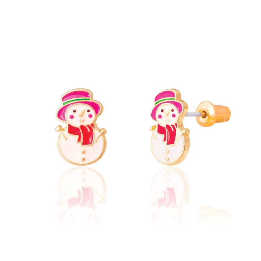Snowman Wonderland Stud Earrings