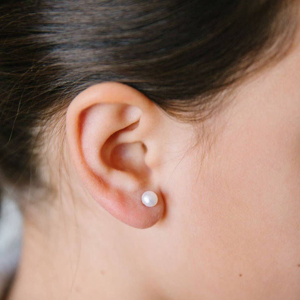 Pearl Stud Earrings