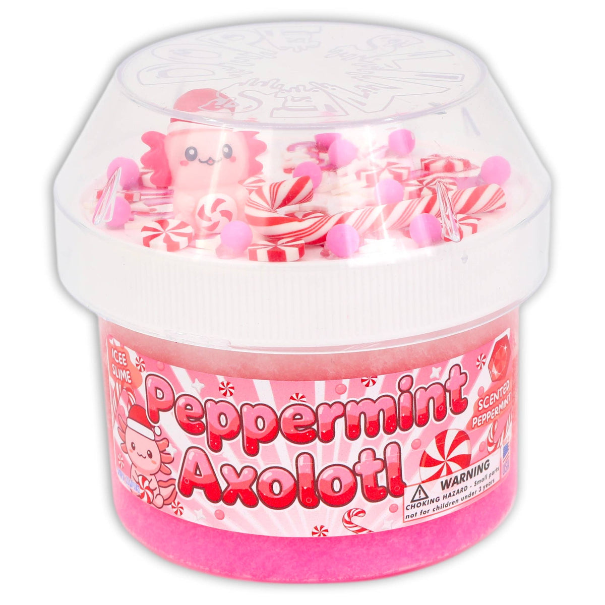 Peppermint Axolotl - Icee Textured Slime