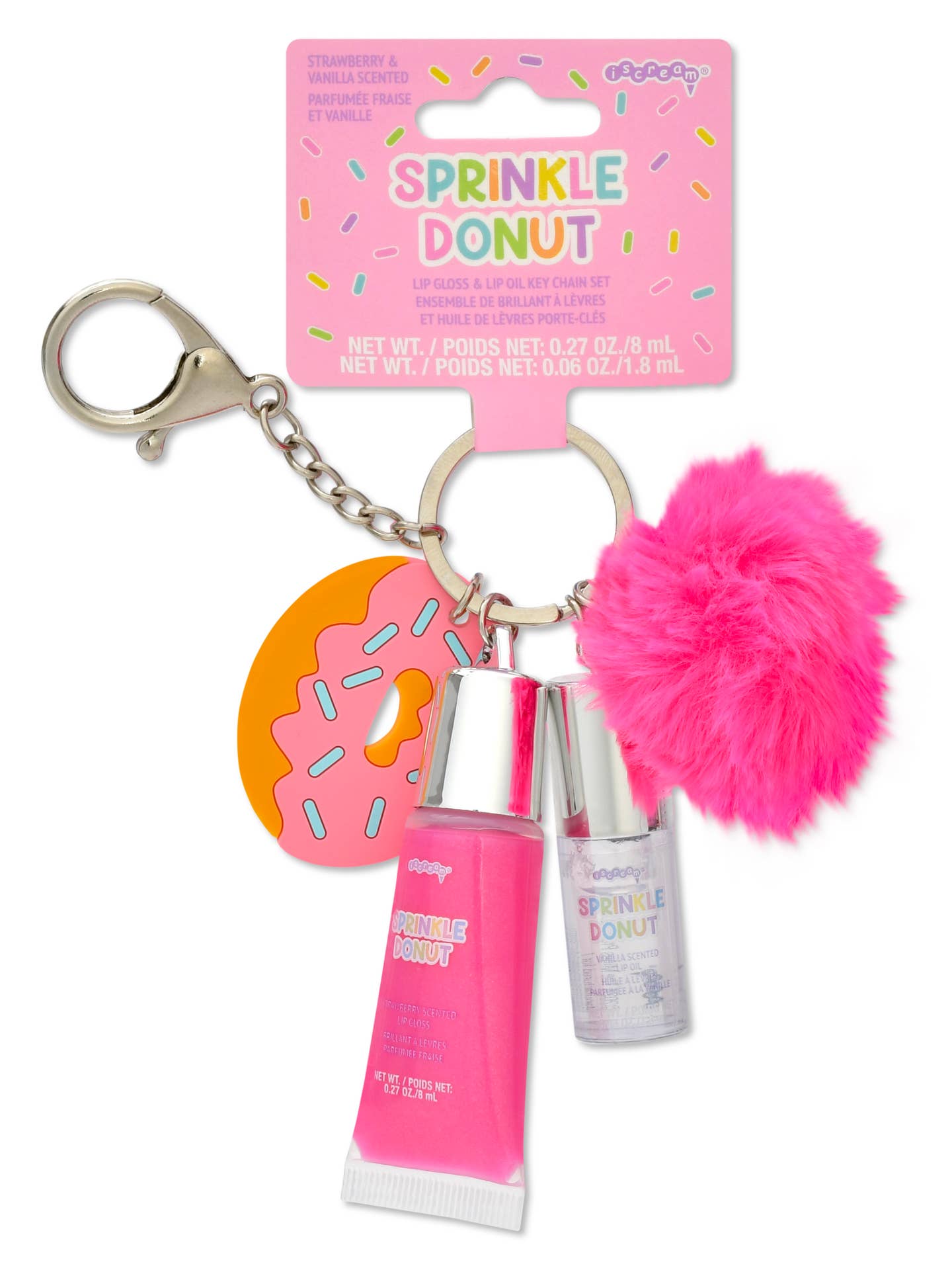 Donut Ketchain Lip Balm