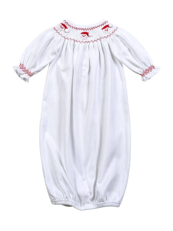 Hand Smocked Santa's Bishop Gown