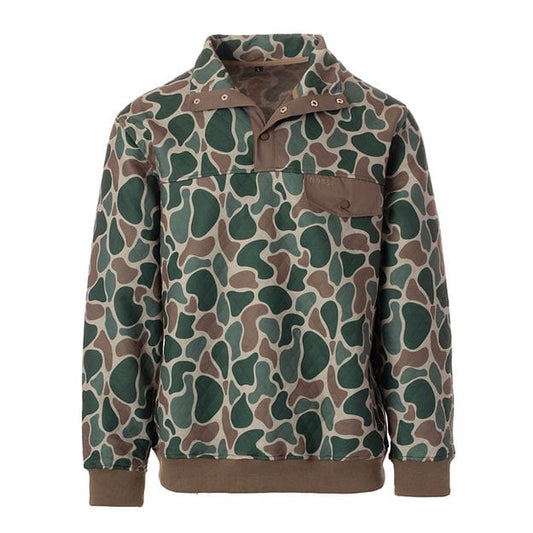 Roost Quilted Pullover, Camo