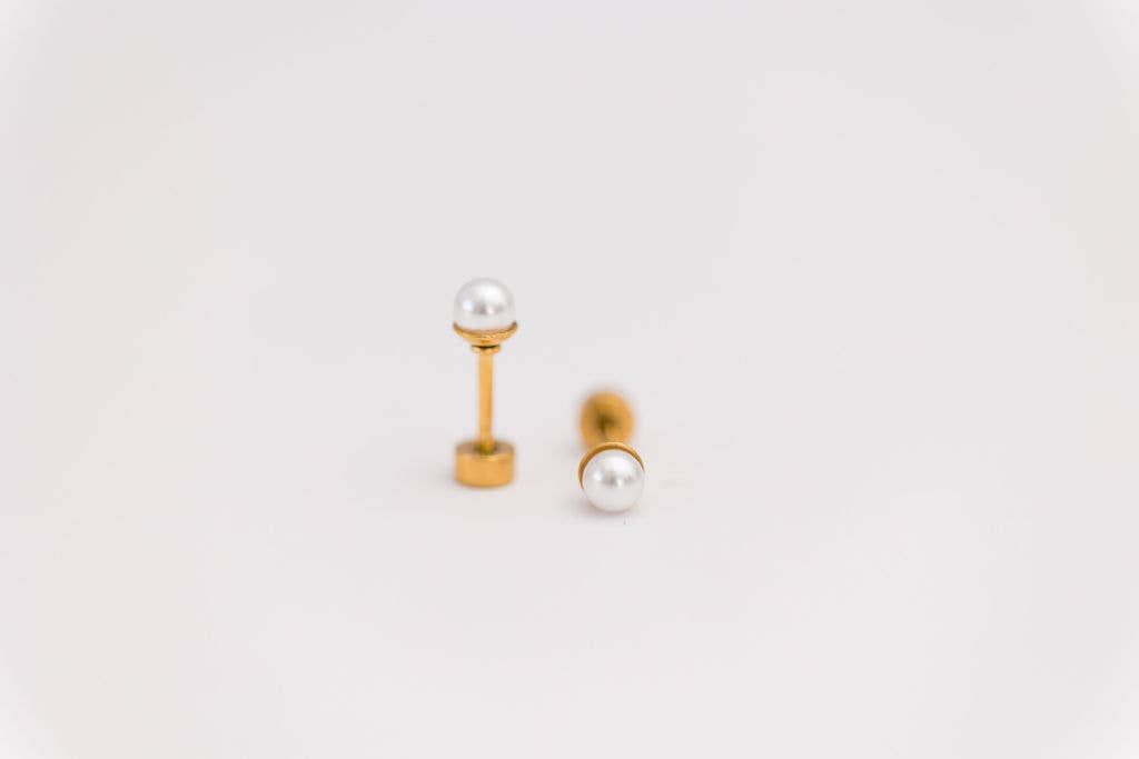 Pearl Stud Earrings