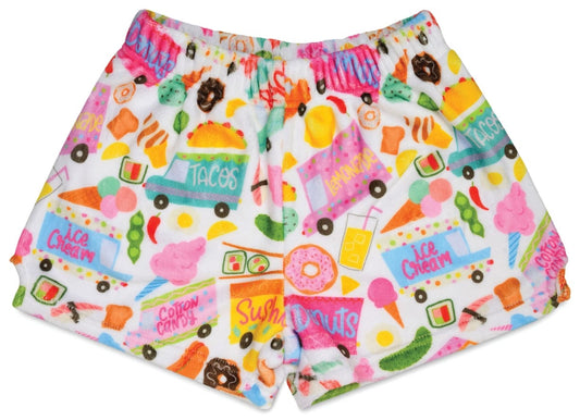 Food Truck Fun Plush Shorts