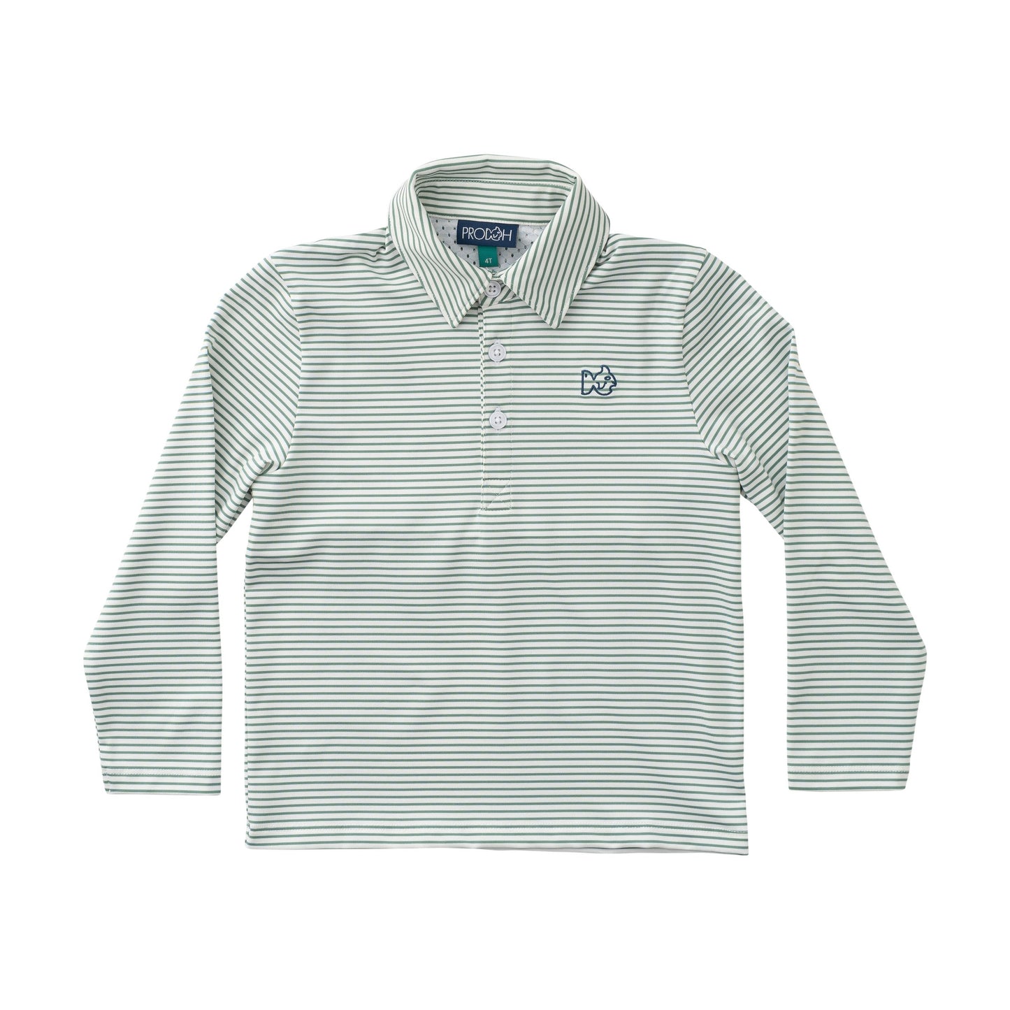Pro Performance Polo, Frosty Spruce Stripe