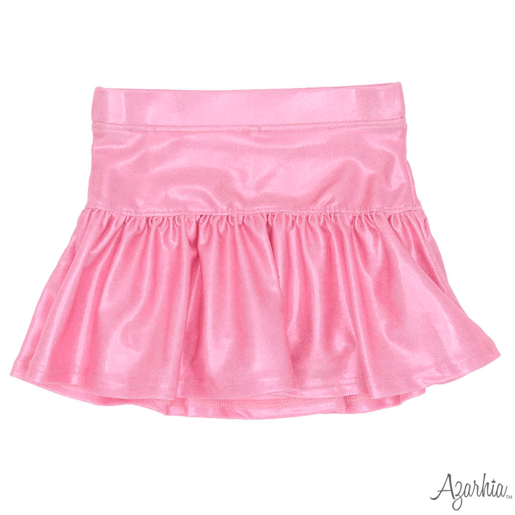 Gathered Skort, Pink Shimmer