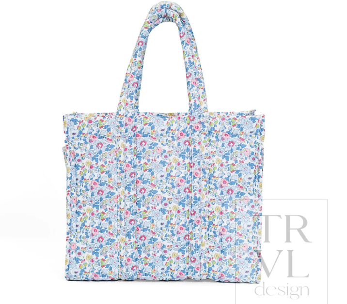 Quilted Go Go Tote, Bridgehampton Floral
