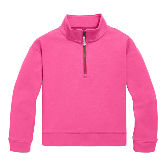 Quarter Zip Pullover, Hot Pink