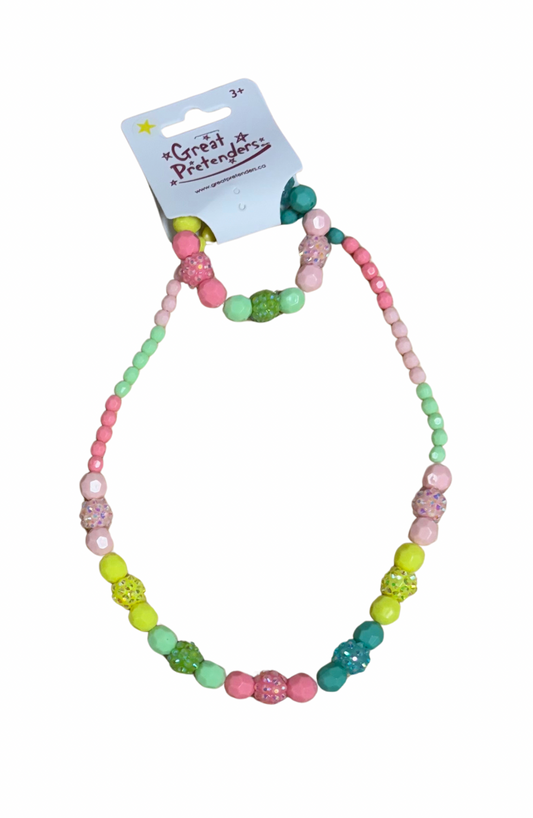 Vividly Vibrant Necklace & Bracelet Set