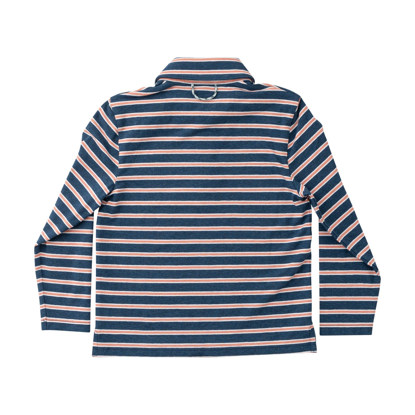 Too Cool for School Polo, Dark Denim & Crabapple