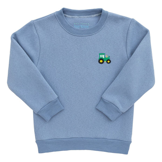Blue Tractor Sweatshirt
