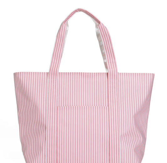 Jumbo Tote, Pimlico Stripe Dusty Rose
