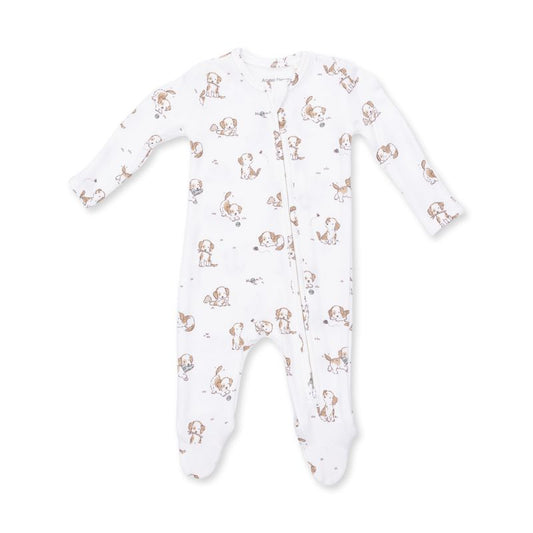 Explorer Puppy Blue, 2 Way Zipper Footie
